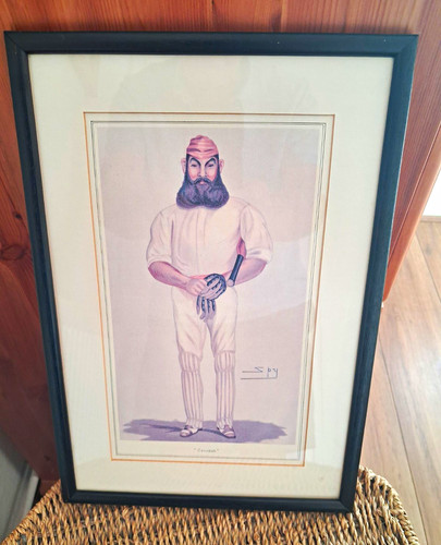 Boy signed framed illustration - boy,