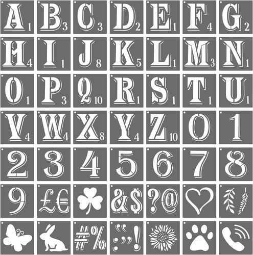 Inch plastic large letter - 6,