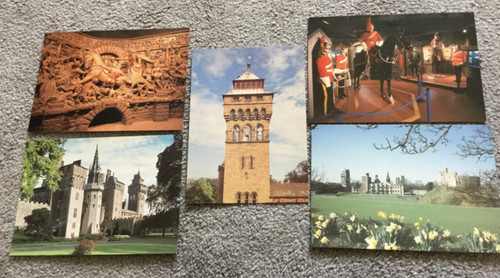 Postcards cardiff castle - postcards,