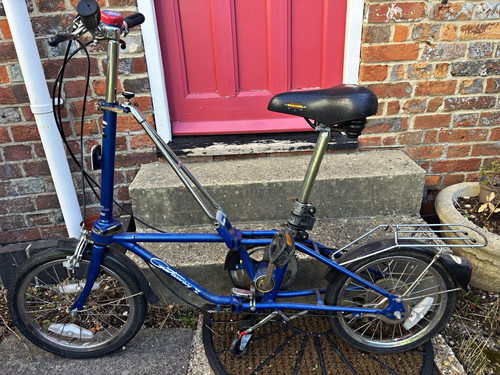 Dahon folding bike blue - dahon,
