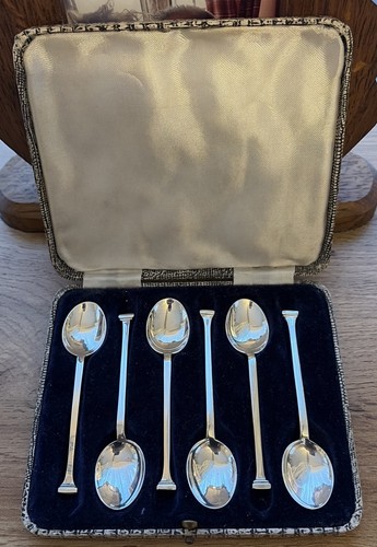 Vintage set six sterling - vintage, of