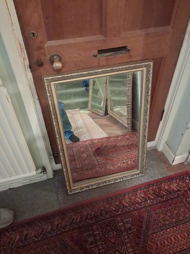 Large vintage gilt ornate - vintage, wall