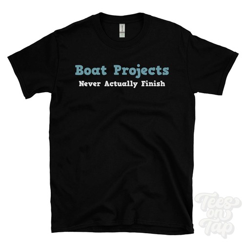 Boat projects never - never, actually