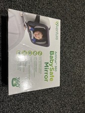 Large Wide Easy View Rear Baby Child Back Seat Car Safety Mirror Headrest Mount