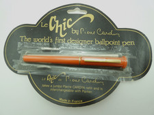 Pierre Cardin  Le Chic Orange Designer Ballpoint Pen, GT, with packaging