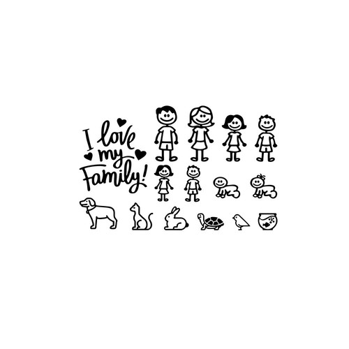 Personalised car sticker - personalised, i