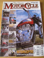 THE CLASSIC MOTORCYCLE NOV 2003 BSA GOLD STAR JAMES ML125 DIFAZIO ROCKET III COM