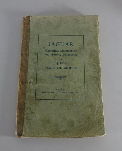 Owner manual jaguar - owner's, mark