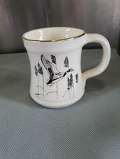 Prinknash Pottery Gloucestershire Earthenware Mug  Flying Duck.