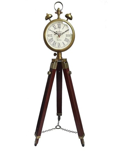 Wooden and brass - and, antique