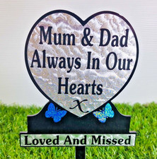 Memorial Plaque Mum And Dad