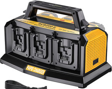 6-Port Super Rapid Battery Charger Station for DeWalt 20V/60V