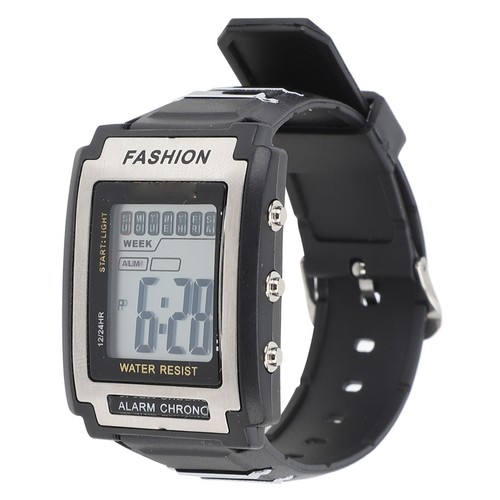 Rectangular digital watch - rectangular,