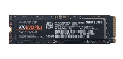 Samsung v7s500 500gb 970 - samsung, mz-v7s500