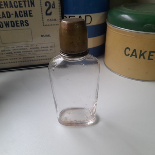Vintage glass silver plated - glass, &