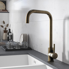 Single Lever Antique Brass