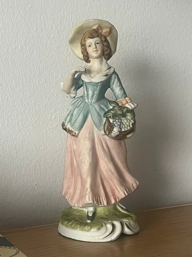 Vintage porcelain matte