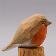 Handmade Robin Bird Wooden