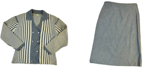 Vintage 40s skirt suit womens - vintage,