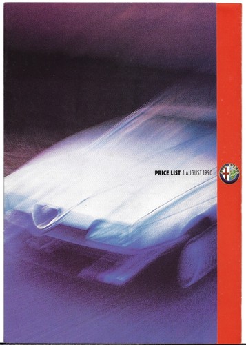 Alfa romeo price list - alfa,
