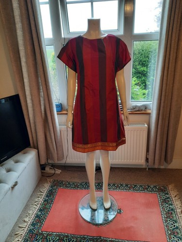Red party dress - red,