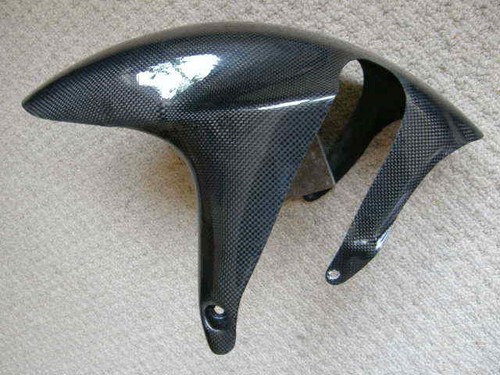 Carbon fibre front mudguard - carbon,