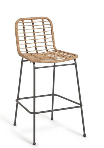 Bamboo garden bar stool - bamboo,