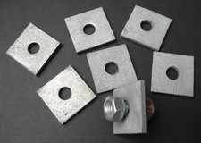 Unistrut Channel Framework Flat Plate Washer M12 Galvanised