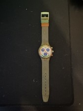 Swatch Jelly Stag Chrono Watch, vintage 1993, collectible. Not working