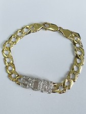 SOLID STERLING GOLD ON SILVER