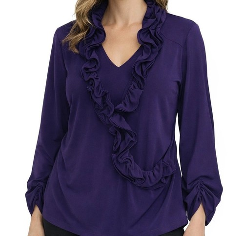 Nina leonard womens purple - leonard,