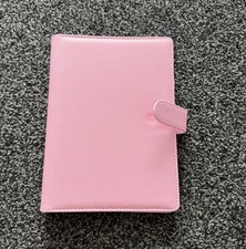 Pink A5 Filofax-Style Organiser Journal Ring Binder with Paper Inserts