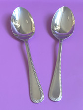 Vintage Pair of Viners  Stainless Steel Serving Spoons 20 cm
