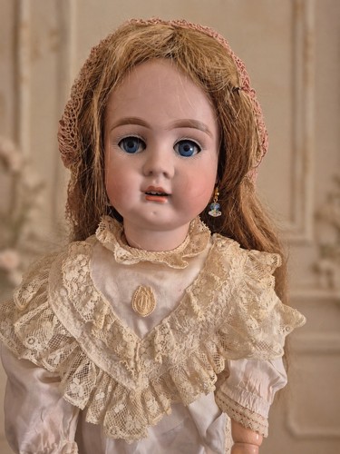 Antique german bisque doll - german,