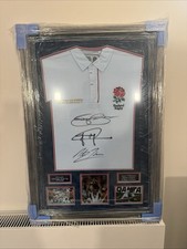 England Rugby 2003 World Cup Winners Signed Shirt – Wilkinson, Johnson & Robinso