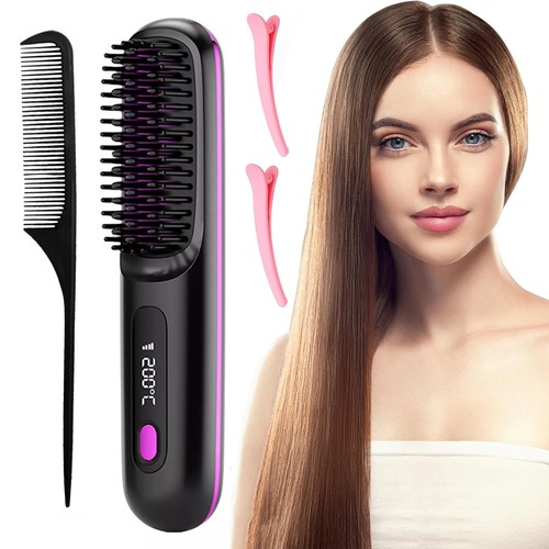 Hair straightening comb ionic - straightening,