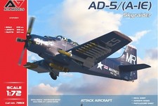 A & A Models 1/72 Model Kit AAM7253 Douglas A-1E "Skyraider" attack aircraft