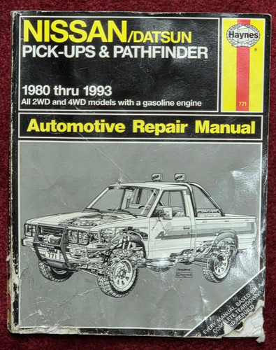 Haynes repair manual - repair, nissan