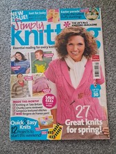 Simply Knitting Issue 65 April 2010 Alan Dart Easter Parade Ducklings