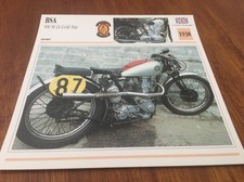 Motorcycle Card BSA M24 500