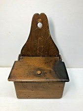 Antique wooden salt - antique, spice