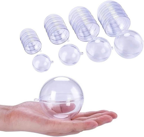 40pcs clear plastic - plastic, fillable