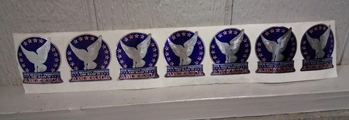 Lot vtg foil sticker - lot,