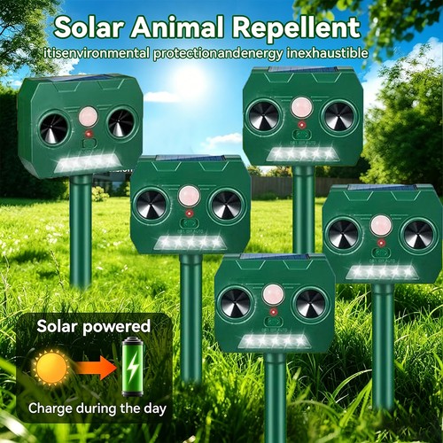 10pcs solar ultrasonic - 1-10pcs,