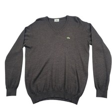 Lacoste 100% Wool V Neck