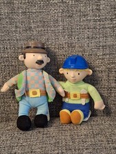 Bob The Builder Rare Talking Soft Bodied Toys Plush Farmer Pickles & Wendy 