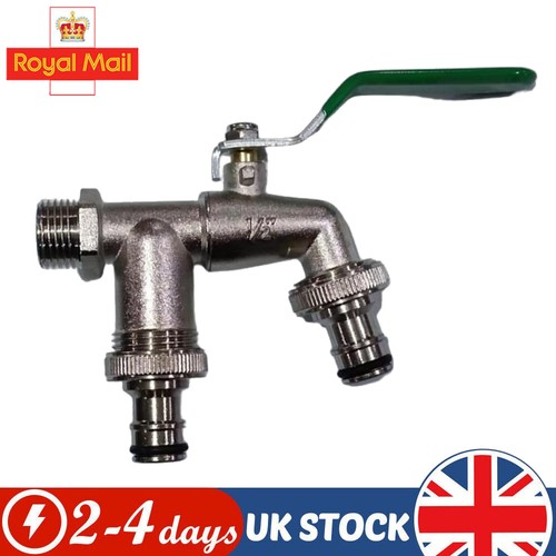 Double garden tap - tap, with