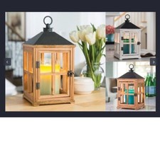 Wooden Candle Warmer Lantern