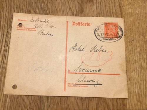 Germany 1928 bahnpost - germany, rail