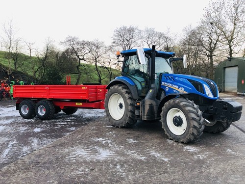 10t dropside tipping - 8t,